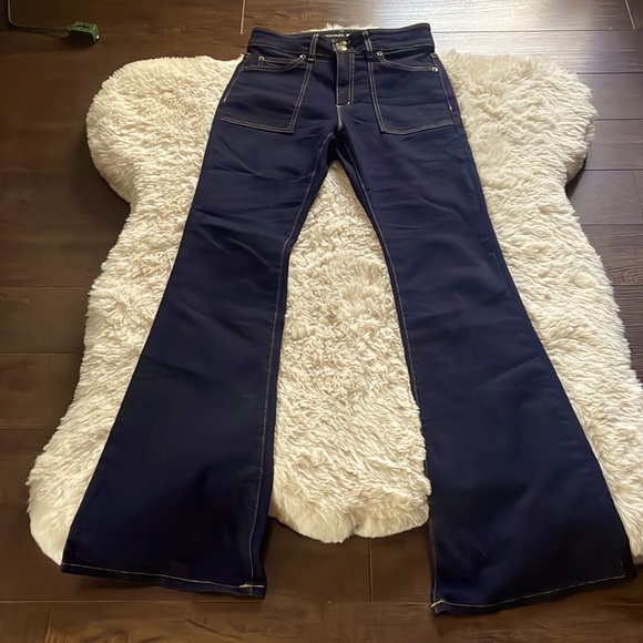 Michael Kors dark washed flares 💙 - Picture 2 of 3